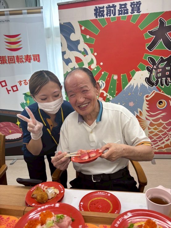 3周年🎉出張回転寿司でお腹も心も幸せに😊
