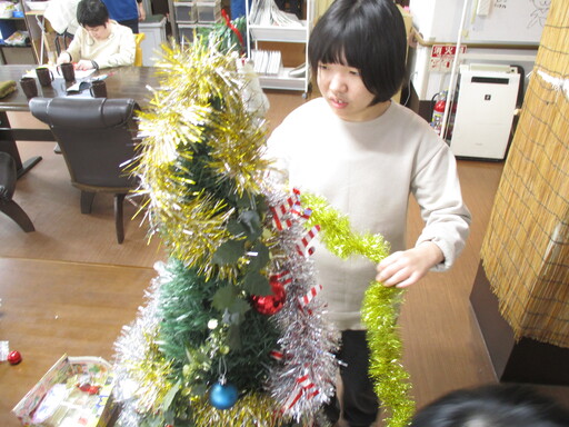 クリスマス準備 【生活介護】