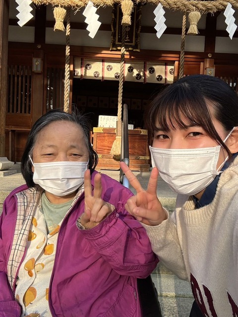 初詣に神社へお参り🎍～その1～