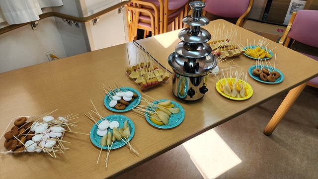 バレンタインチョコレートフォンデユ大会