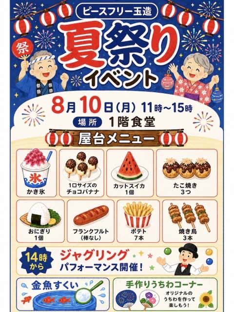 🙌🏻8月のイベントについて🙌🏻